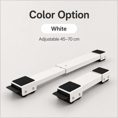 🔥LAST DAY SALE 50% OFF-🔧Adjustable Movable Appliance Roller Base(2 Pack Set)