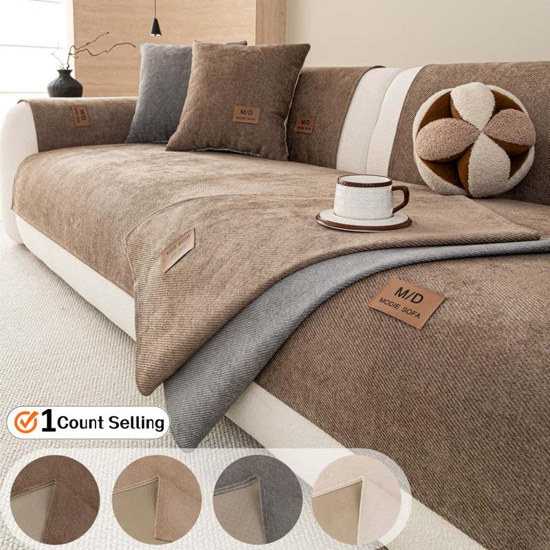 🛋️ Corduroy Anti-Slip Sofa Pad | Pet Furniture Protector
