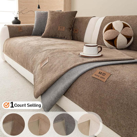 🛋️ Corduroy Anti-Slip Sofa Pad | Pet Furniture Protector