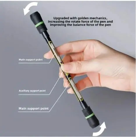 Fidget Pens, Cool Internet-Popular Writing Pens with Anti-Slip Grip, Balanced Design, Weighted Body, Desk Accessory for College Students