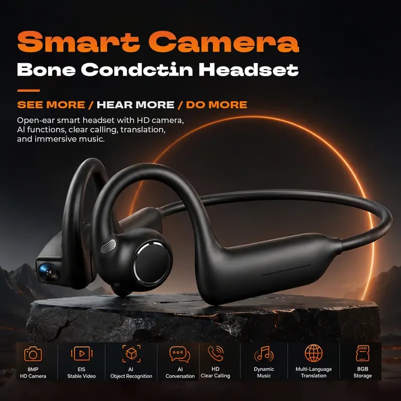 🎧 E12 Smart Bone Conduction Headphones