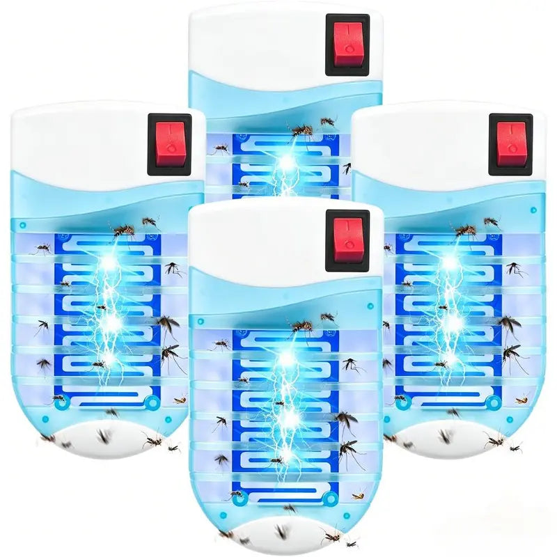 🦟⚡4-Pack Plug-In Blue Light Electronic Bug Zapper