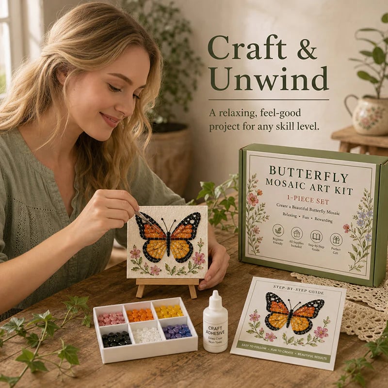 🔥 Last Day 49% OFF – 🎨Watering Can Mosaic Art Kit