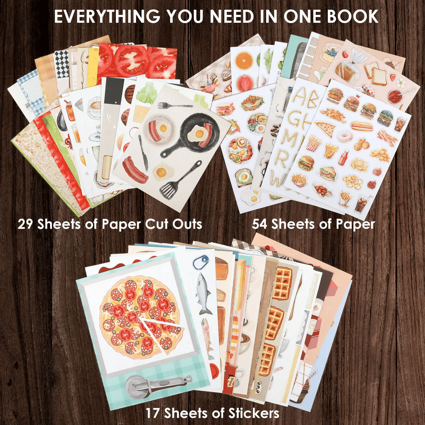 🔥LAST DAY 49% OFF - 🍓200+ Pages of Delicious Food Collages🫐