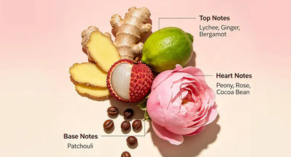 🌸 Dream Bloom Eau de Parfum – Fresh Lychee, Rose & Peony Unisex Fragrance