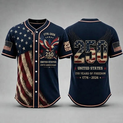 USA 250th Anniversary BaseballJersey