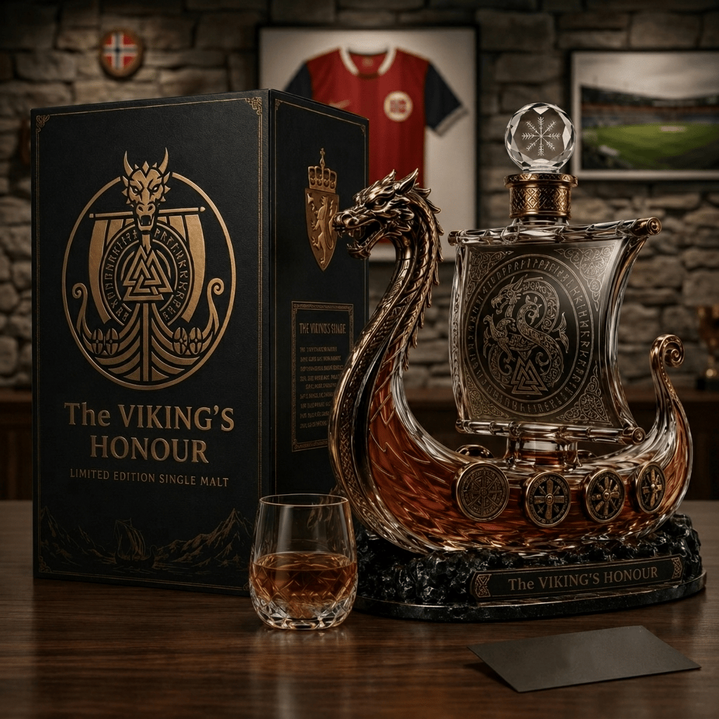 🔥Last Day 49% OFF⚔️ The Viking's Honour - Limited Edition Crystal Whiskey Decanter