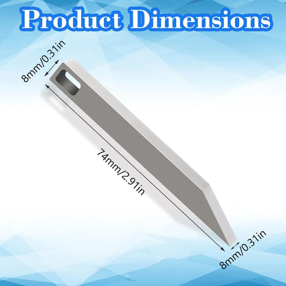 Heavy Duty Keychain Prybar EDC Pry Bar for Every Day Carry Small Stainless Steel or Titanium Key Chain Multitool Prybar for Keys