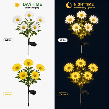 ✨Nature Inspired Floral Solar Garden Pathway Lighting