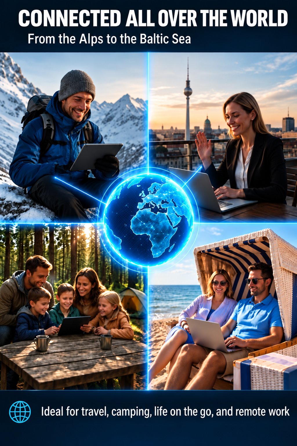 Weltweit nutzbares, tragbares WLAN
