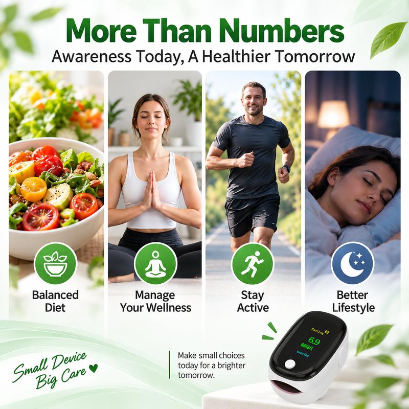 Healthy lifestyle scenes including food, relaxation, exercise and sleep