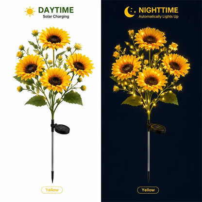 ✨Nature Inspired Floral Solar Garden Pathway Lighting