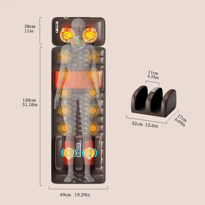💆‍♀️ Full Body Shiatsu Massage Mat – Relax, Recharge & Melt Away Stress!