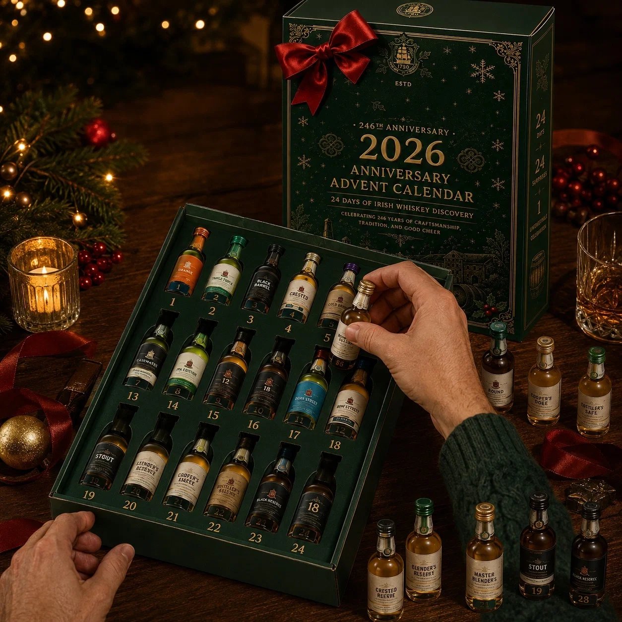 ⏰Limited Stock 50% OFF❄️2026 246th Anniversary Advent Calendar📅24 DAYS OF IRISH WHISKEY DISCOVERY