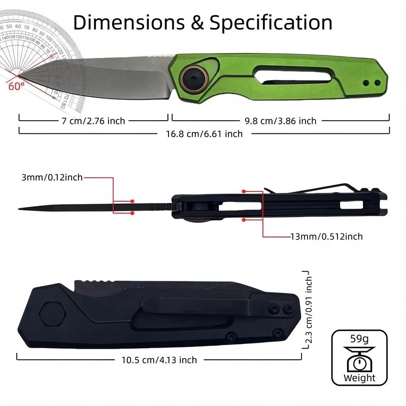 🔪✨ CPM154 Steel Compact Folding Knife | Premium EDC & Outdoor Utility Knife ⛺🎒