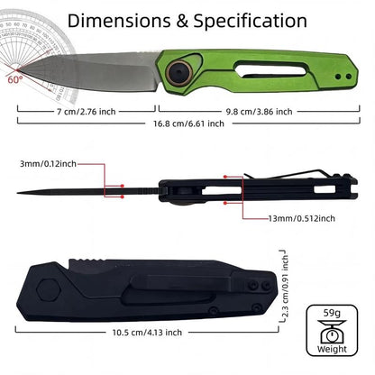 🔪✨ CPM154 Steel Compact Folding Knife | Premium EDC & Outdoor Utility Knife ⛺🎒