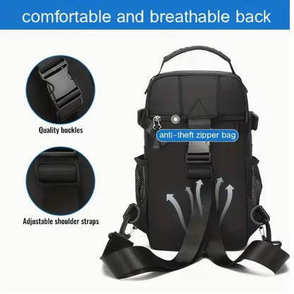 🎒 Tactical Everyday Crossbody Sling Bag | Multi-Compartment EDC Chest Pack ⚡