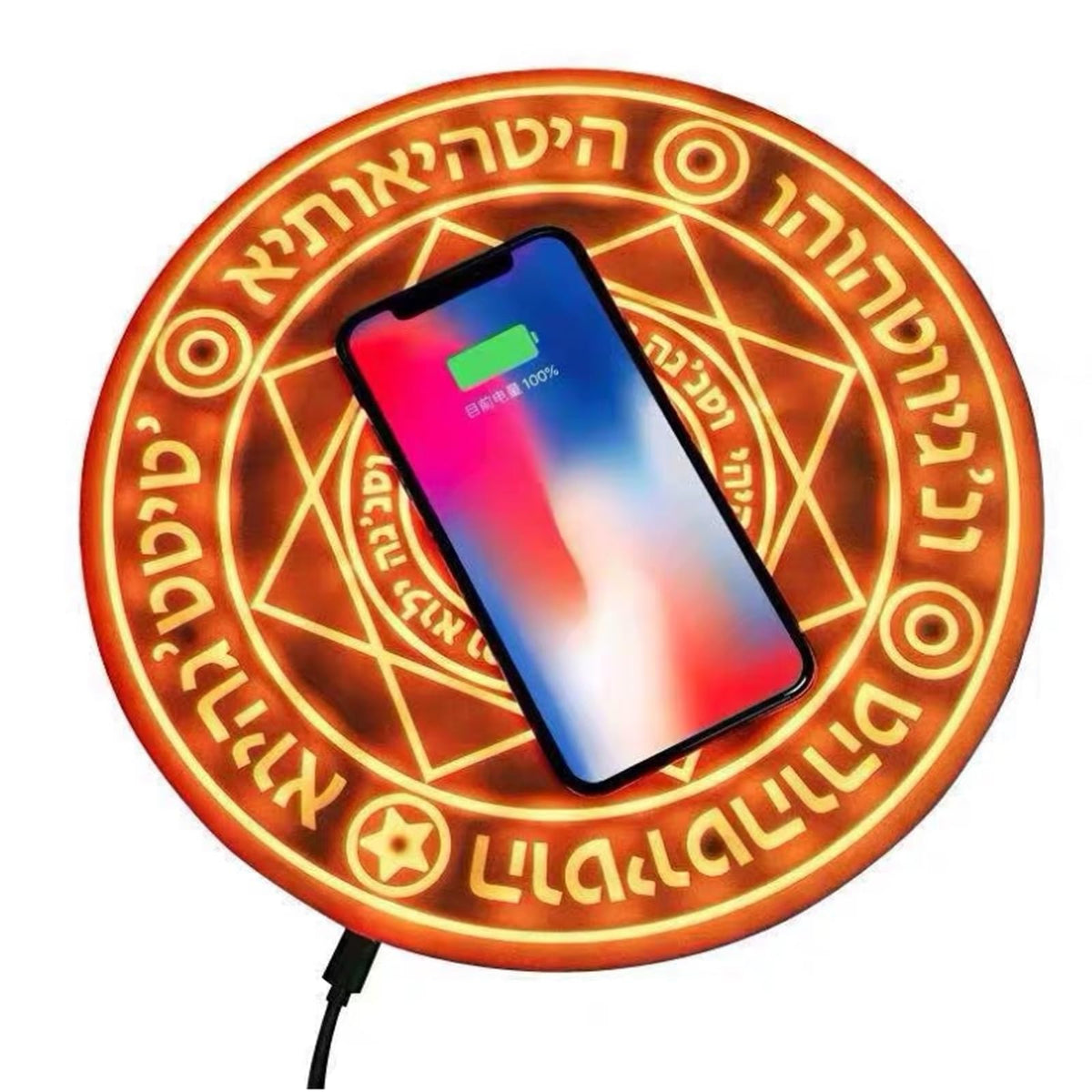 10W Magical Girl Sound and Light Wireless Charger