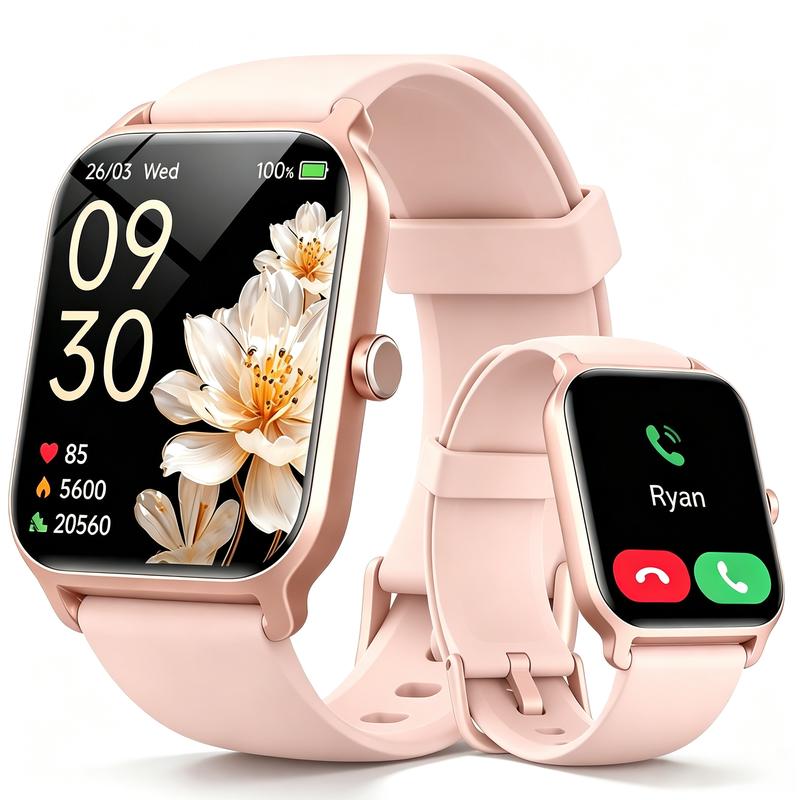 ⌚ Smart Touchscreen Fitness Watch – Steps, Alerts & Music Control