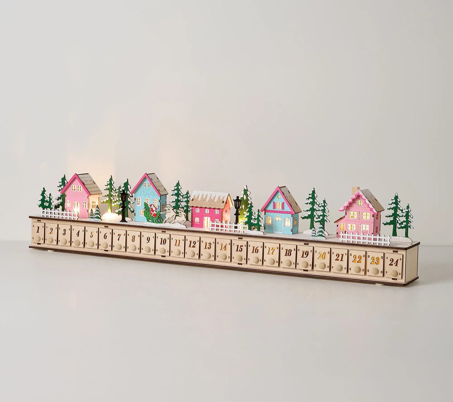 🎄 Light-Up Christmas Village Advent Calendar
