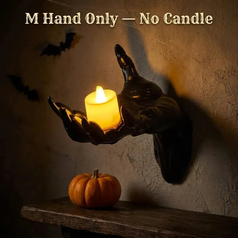 👻Gothic Hand Wall Candle Holders – 🎃Halloween Decor
