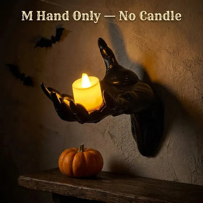 👻Gothic Hand Wall Candle Holders – 🎃Halloween Decor