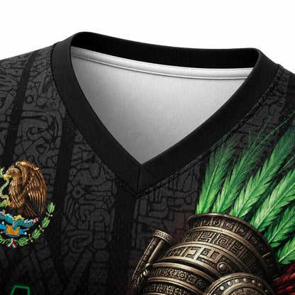 Unisex Mexico Aztec Warrior 3D All-Over Print Sports Top