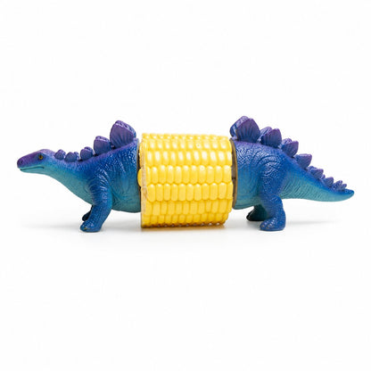 🦖🌽Dinosaur Corn Holders for Corn On The Cob - Funny Corn Cob Holder for Kids and Adults with Stainless Steel Prongs