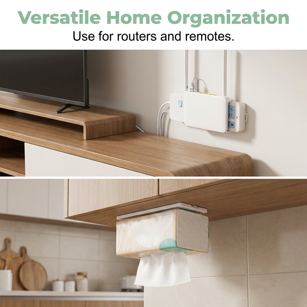 Adhesive Punch-free Socket Holder