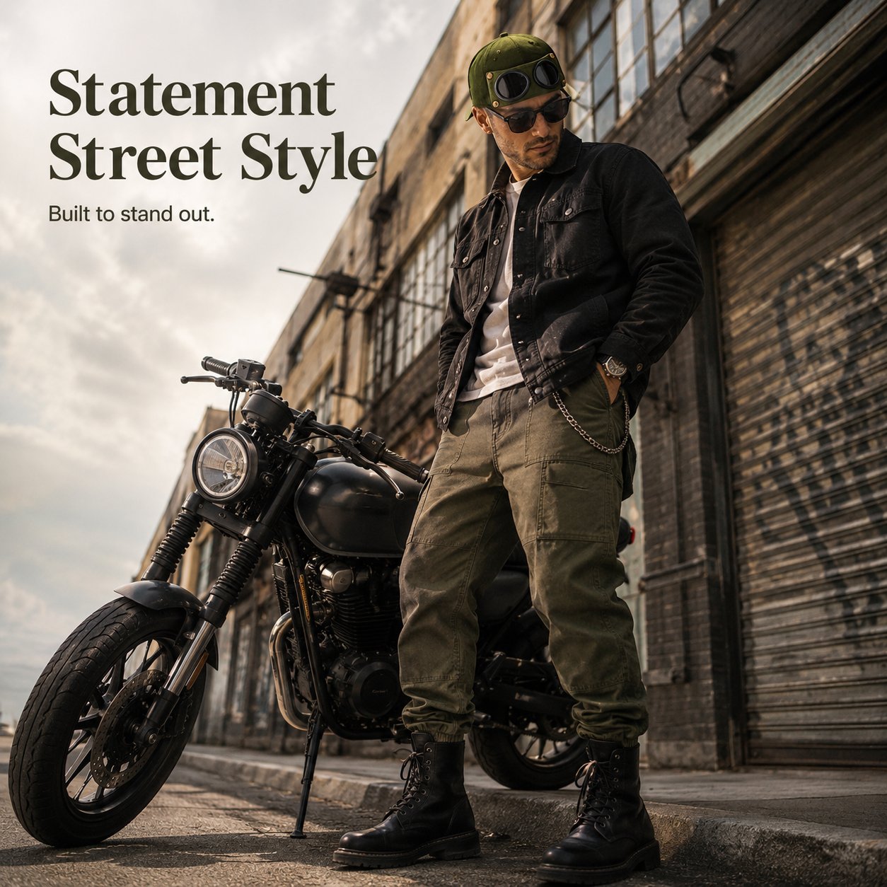 Men's Korean-Style Pilot Baseball Cap - Personalized Glasses-Ready Vintage Washed Cotton Hat for Street Fashion & Daily Outfit