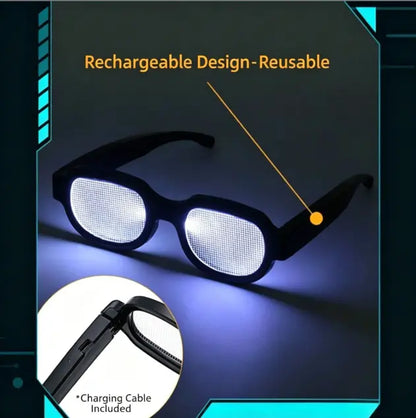 🌟 Futuristic LED Light-Up Party Eyewear 🕶️⚡