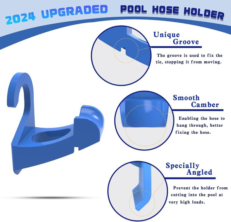 UPGRADED POOL HOSE HOLDER | Protect Your Pool &amp; Keep Hoses Secure（3PCS）