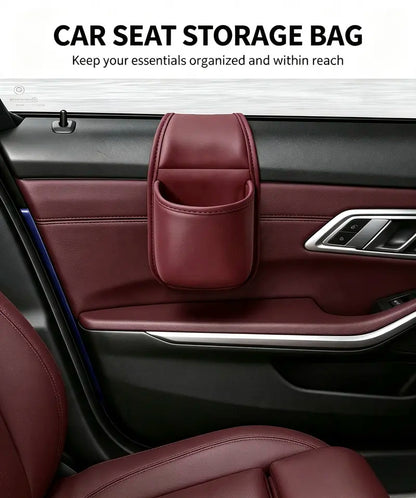 🚗 Multifunctional Car Leather Storage Pocket | Say Goodbye to Clutter! ✨