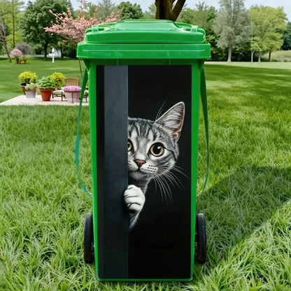 🔥2026 Hot Sale! Creative Trash Can Sticker with Colourful Cartoon✨