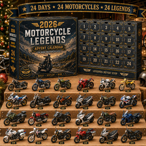 🏍️ 2026 Motorcycle Legends Advent Calendar – 24 Iconic Mini Bikes