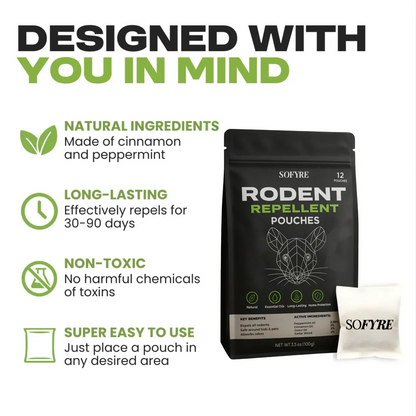 ❌🐭Groundhog Repellent Pouches