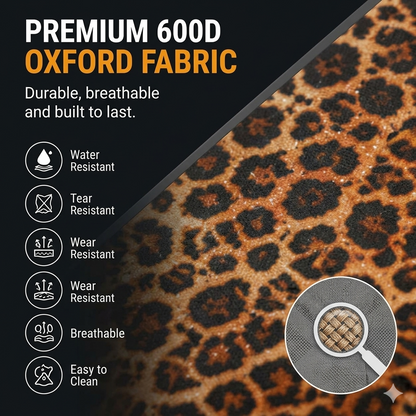 🐆 Roar & Relax: The Ultimate Leopard Print Outdoor Rocker 🏕️
