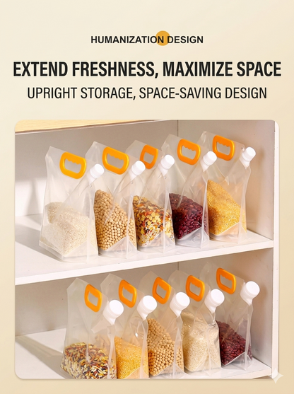 🌾 Multi-Grain Airtight Sealed Storage Pouches