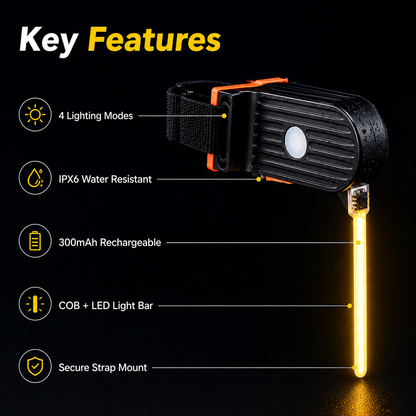 🚴‍♂️💡Flowing LED Bike Tail Light for Safer Night Rides