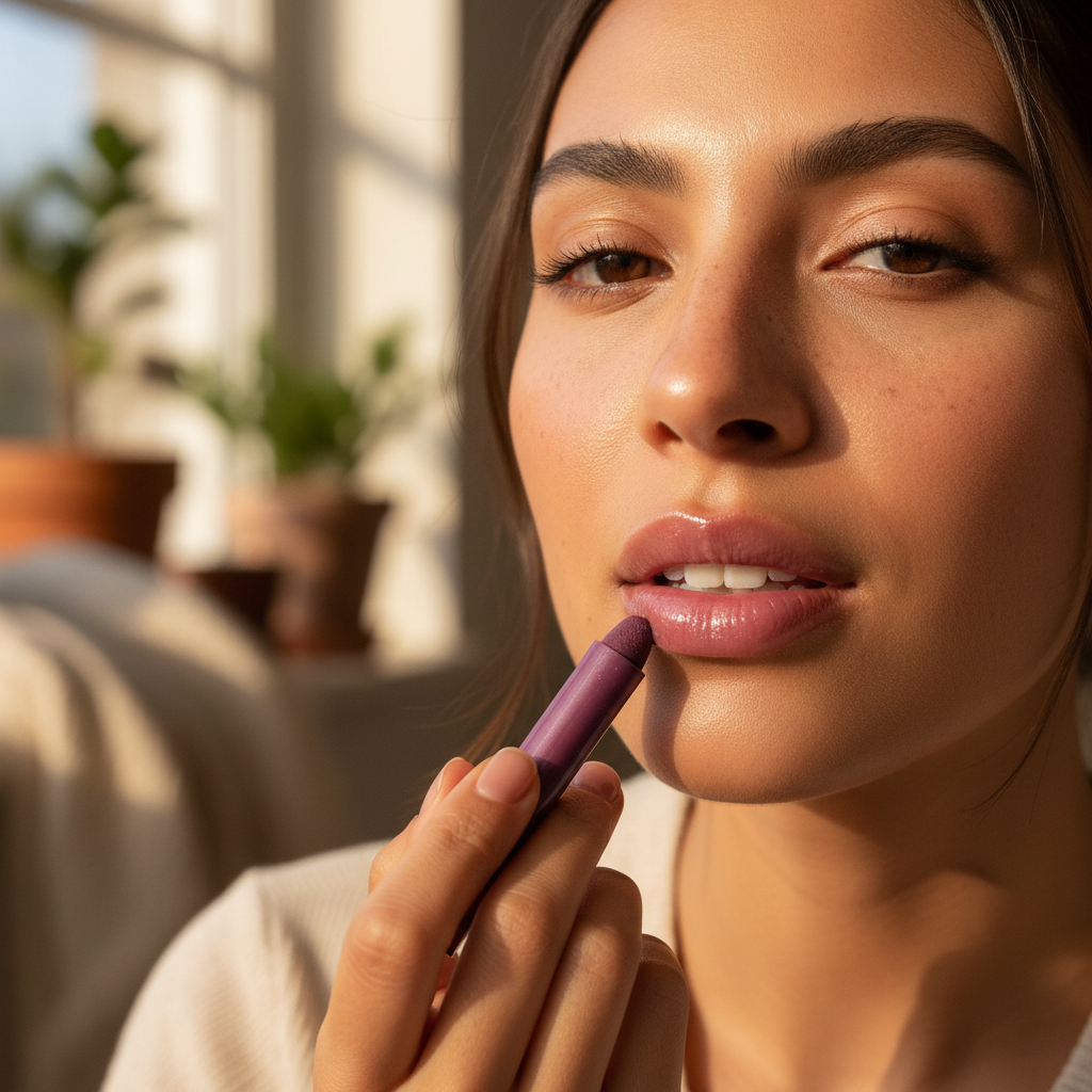 Lip Color Application