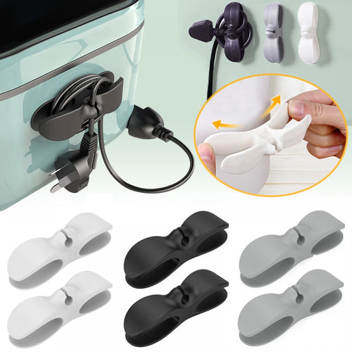 🔗 Wide Silicone Appliance Cord Organizer, Self-Adhesive Cord Keeper Wrap for Kitchen Home Office