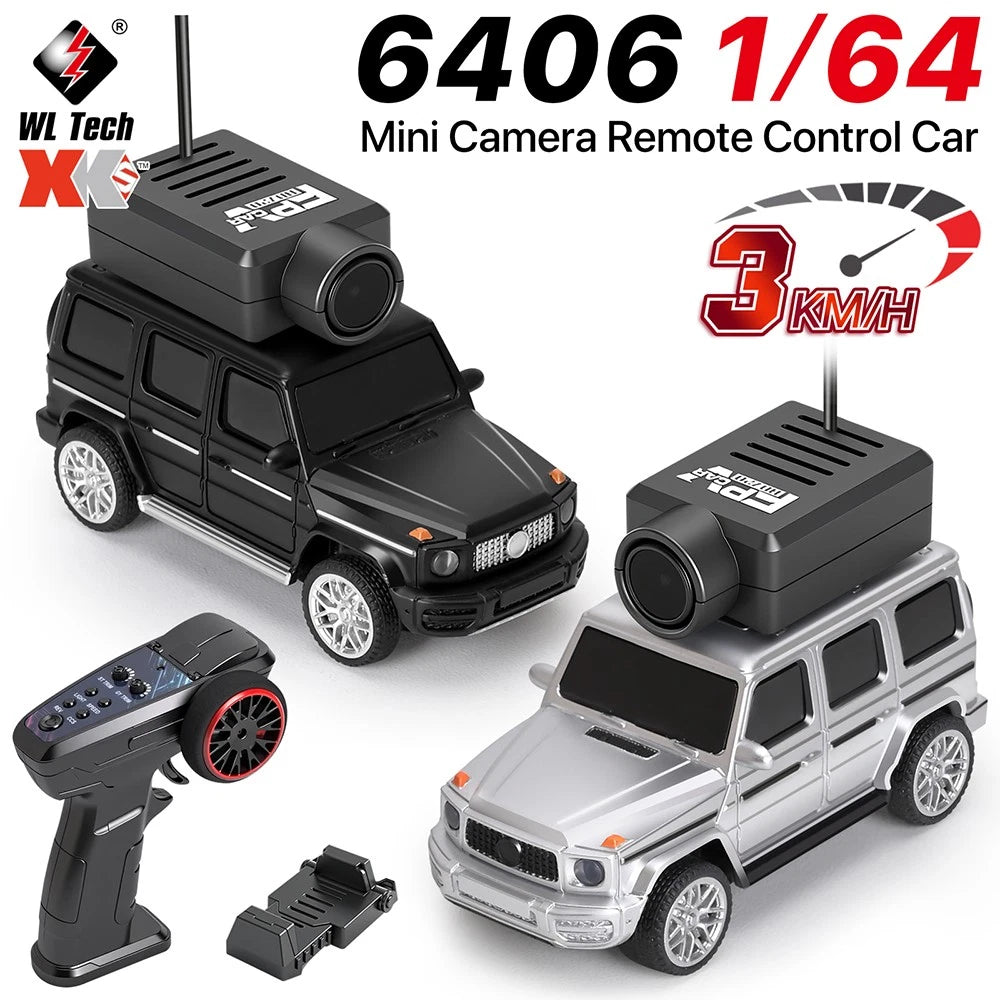 🚗 WLtoys 6406 1/64 Mini FPV Camera RC Off-Road Car
