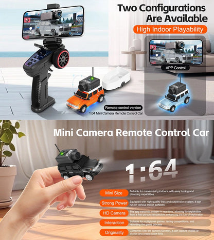 🚗 WLtoys 6406 1/64 Mini FPV Camera RC Off-Road Car