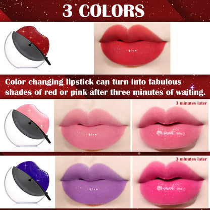 💋 Lazy Lips Shape Color Changing Pearl Lipstick