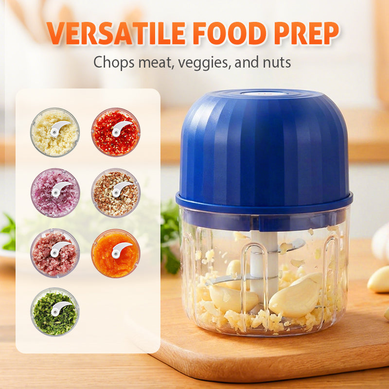 Versatile electric mini food chopper