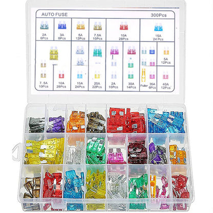 300PCS Car Fuse Assortment Kit