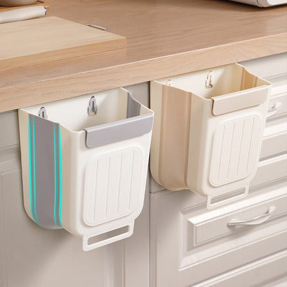 Multipurpose Hanging Collapsible Trash Can for Kitchen