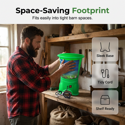 🌿 Electric Poultry Feed Chopper – Fast Vegetable & Green Feed Shredder For Farm Use 🐔