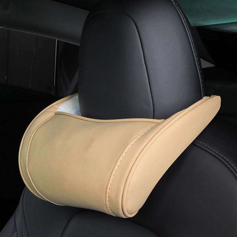 🚗 Memory Foam Car Neck Pillow – Ergonomic Headrest Support