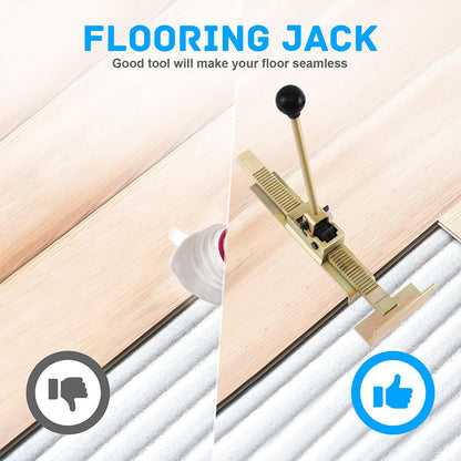 🎉 2026 Sale — Over 11,000 Sold!🪵 Professional Ratcheting Hardwood Plank Jack‑Floor Installation Alignment Tool ✨